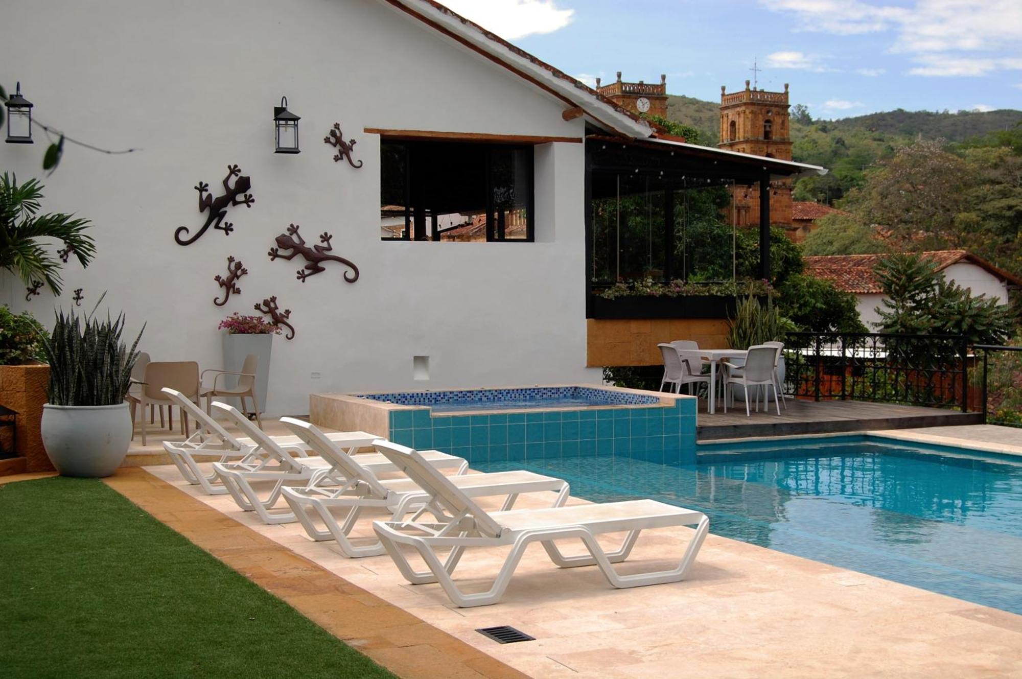 Santa Sofia Casa Boutique Hotel Barichara Kültér fotó